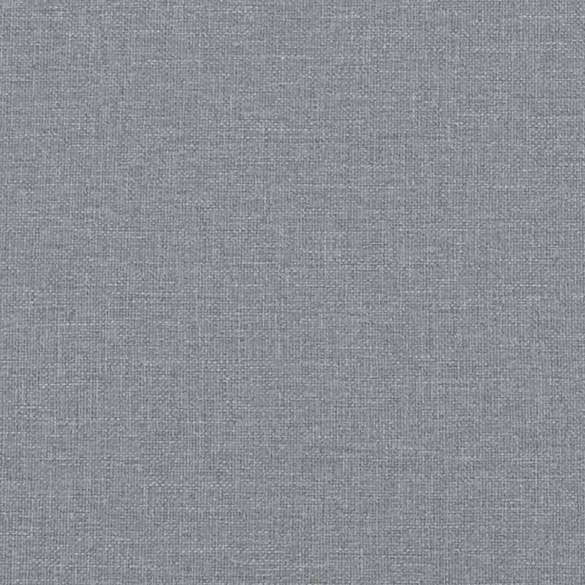 Schlafsofa 2-Sitzer mit Bettkasten & Matratze – Hellgrau 90x200 cm