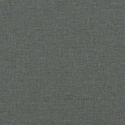 Schlafsofa 2-Sitzer Dunkelgrau 80x200 cm mit Matratze & Stauraum