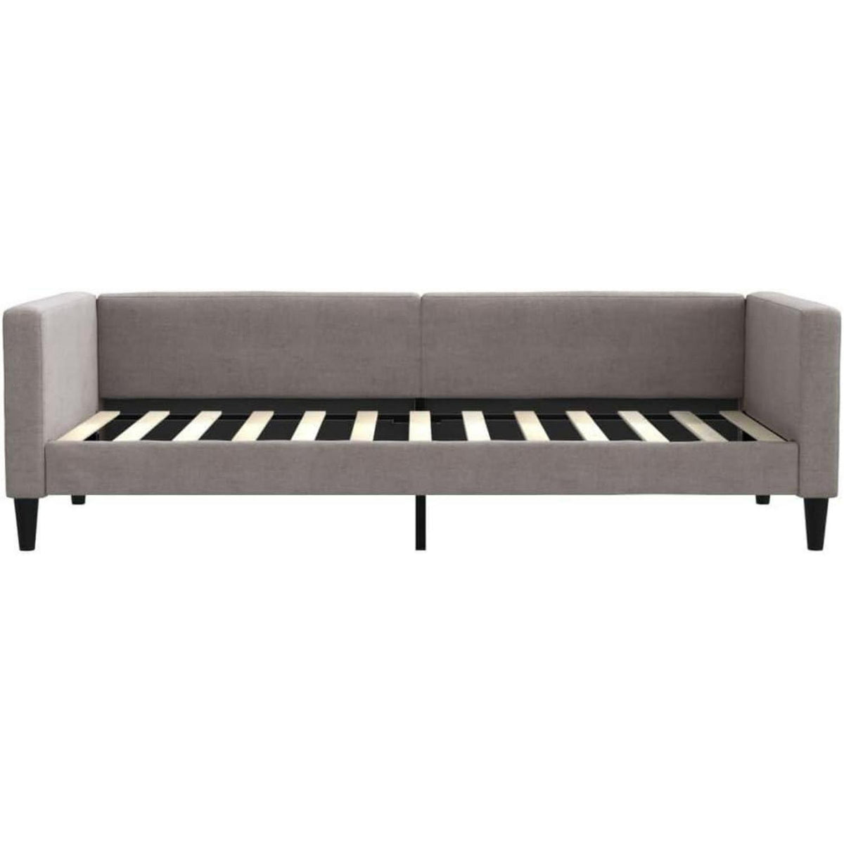 Schlafsofa 2-Sitzer Taupe – Klappsofa mit Stauraum & Bettfunktion