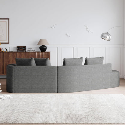 Schlafsofa mit Schlaffunktion, Grau – Komfort & Modernes Design