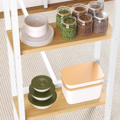 HOOBRO Bartisch Set für 2 Personen – Weiß & Natur