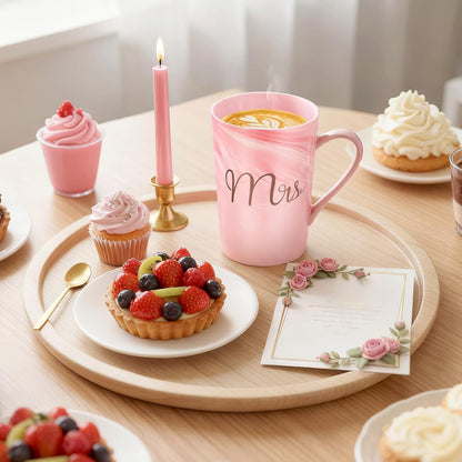 Wärmflasche Geschenkset Rosa mit Tasse & Zubehör