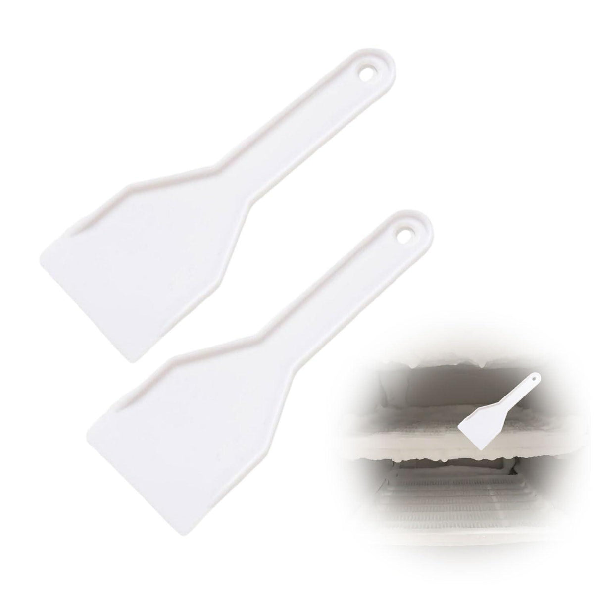 2x Eiskratzer für Gefrierschrank & Kühlschrank – Robuster Kunststoff
