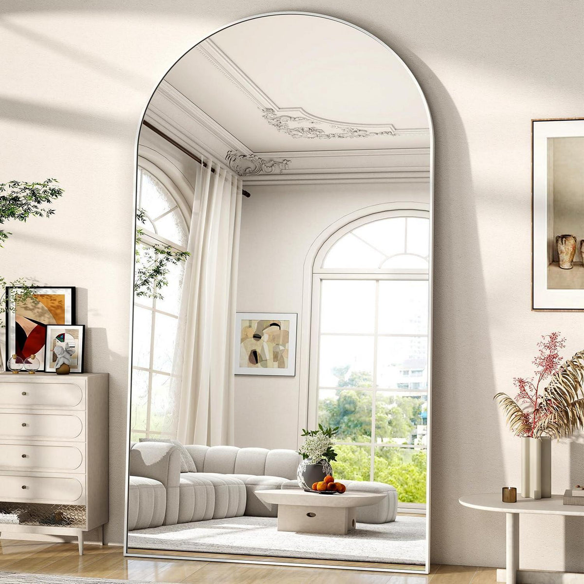 Großer Ganzkörperspiegel 218x102cm | Standspiegel, Wandspiegel, Modern