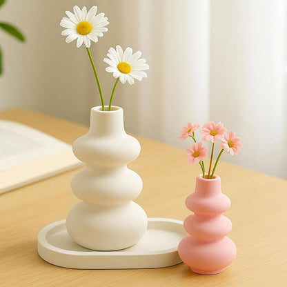 Silikon Gießform Vase Set für Epoxidharz & Gips DIY