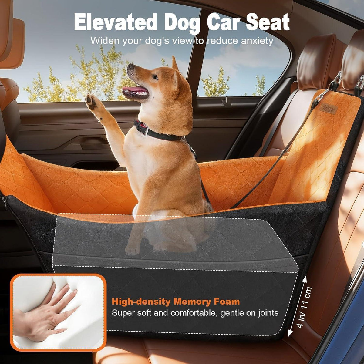 Hundesitz Auto – Bequem & Sicher für Kleine & Mittelgroße Hunde