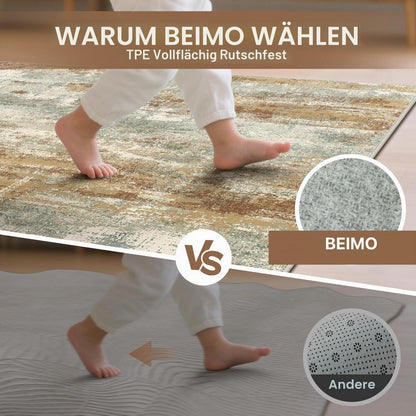 Moderner Teppich Orange Farbverlauf 160x230 cm Rechteckig