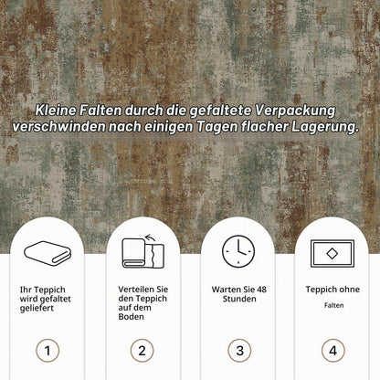 Moderner Teppich Orange Farbverlauf 160x230 cm Rechteckig