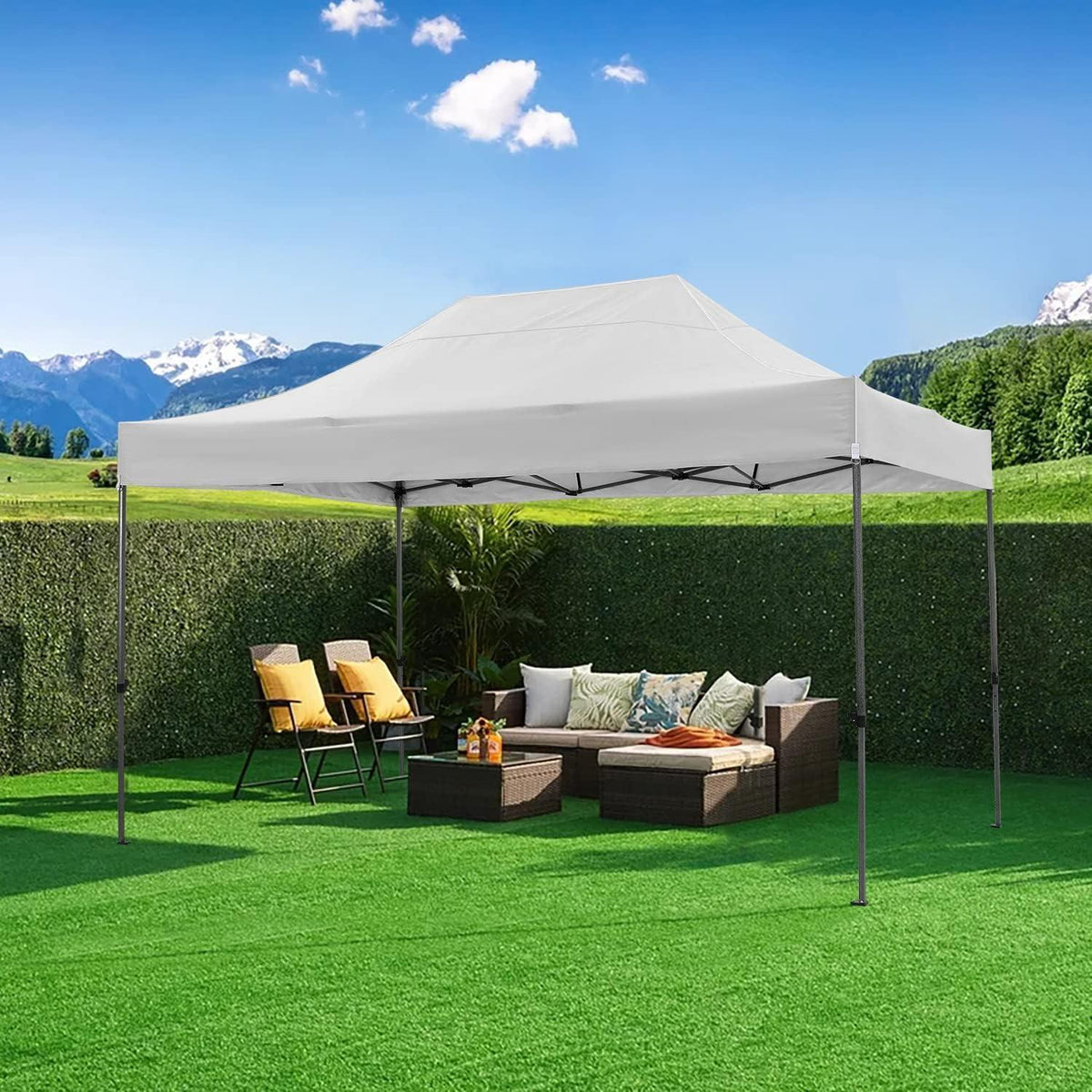 Pavillon 3x4,5m – Wasserdicht, Stabil & Mit Seitenteilen