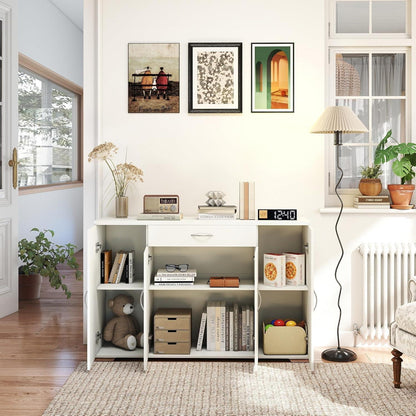 Weißer Kommodenschrank 110cm – Schlafzimmer, Büro & Flur