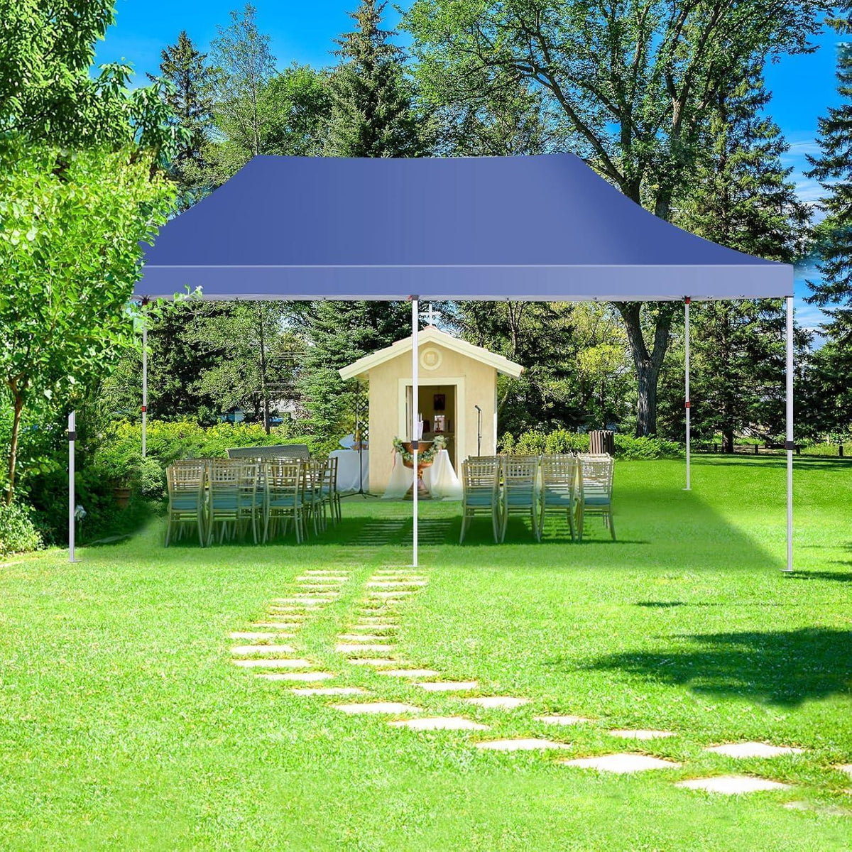 Faltpavillon 3x6m wasserdicht mit Seitenteilen