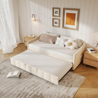 Ausziehbares Doppelschlafsofa 90/180x200cm – Platzsparend & Modern