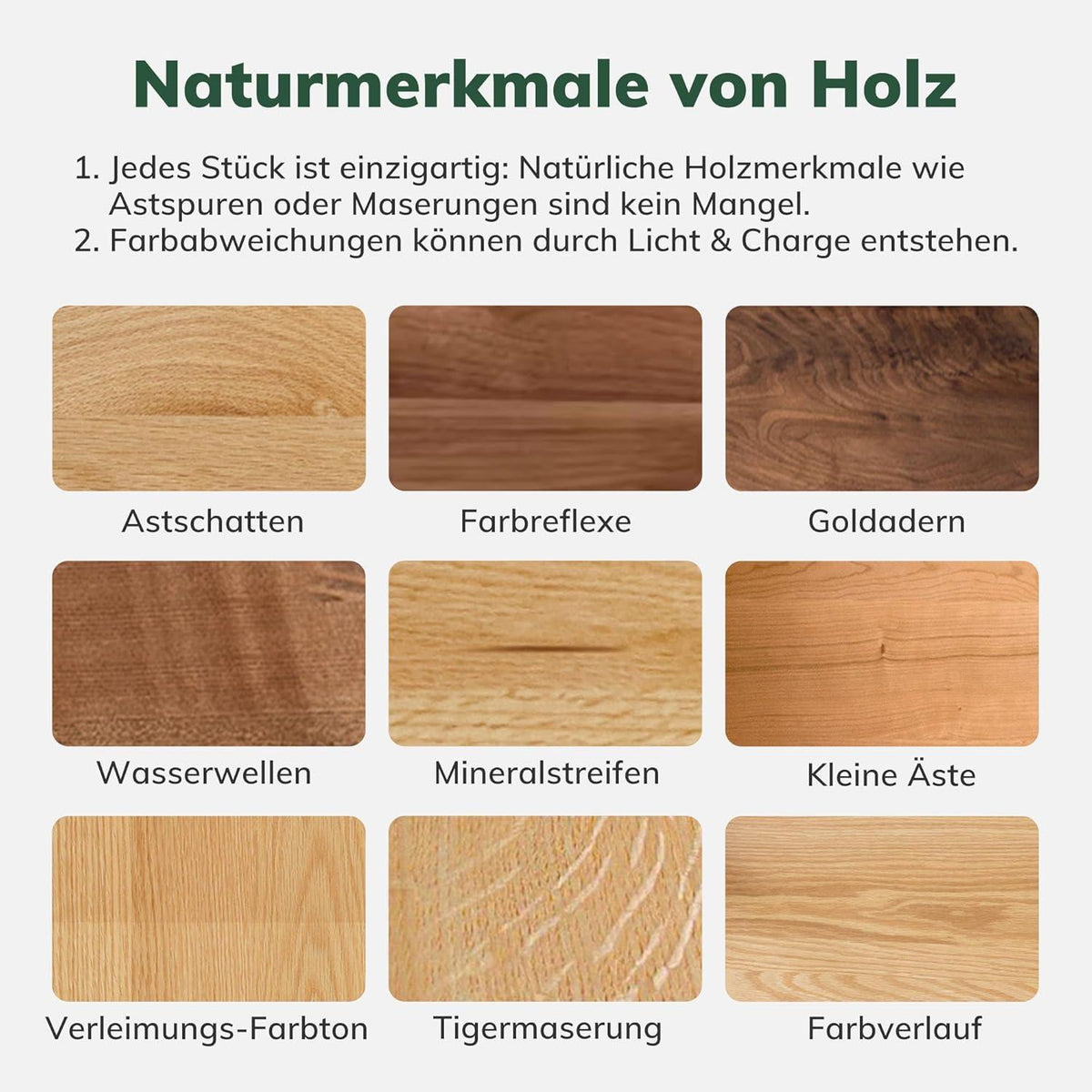 Massivholz Beistelltisch mit Rollen – Nussbaumfarbe