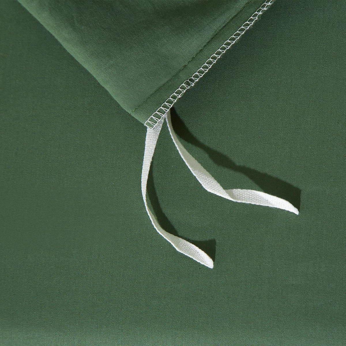 Bettwäsche-Set 200x220 Dunkelgrün Baumwolle 3-teilig