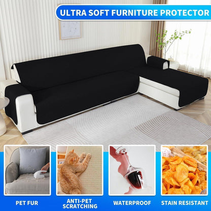 Wasserdichter Sofabezug L-Form 3 Sitzer, Ecksofa Schutzhülle