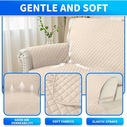 Wasserdichter Sofabezug L-Form 3 Sitzer – Schutz für Sofa & Tierhaushalt