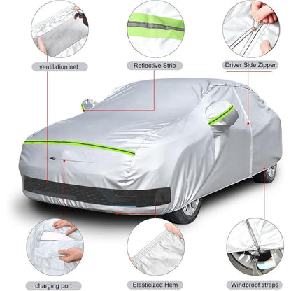 Autoabdeckung Renault Zoe 2012-2024, wasserdicht & allwetterfest