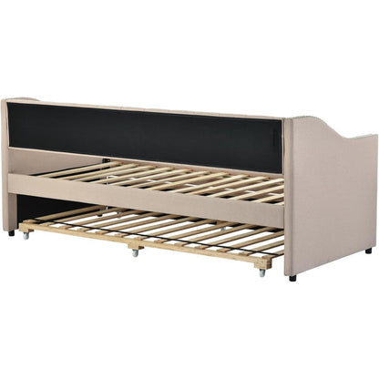 Ausziehbares Schlafsofa 90/180x200 cm – 2-Sitzer Gästebett