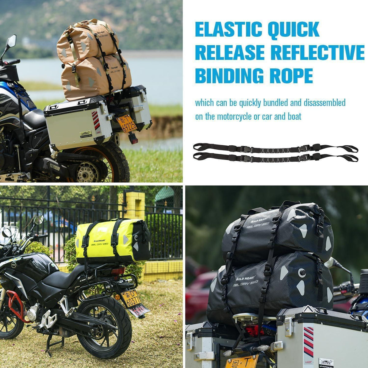 Wasserdichte Reisetasche 40L – Kajak, Camping & Motorrad