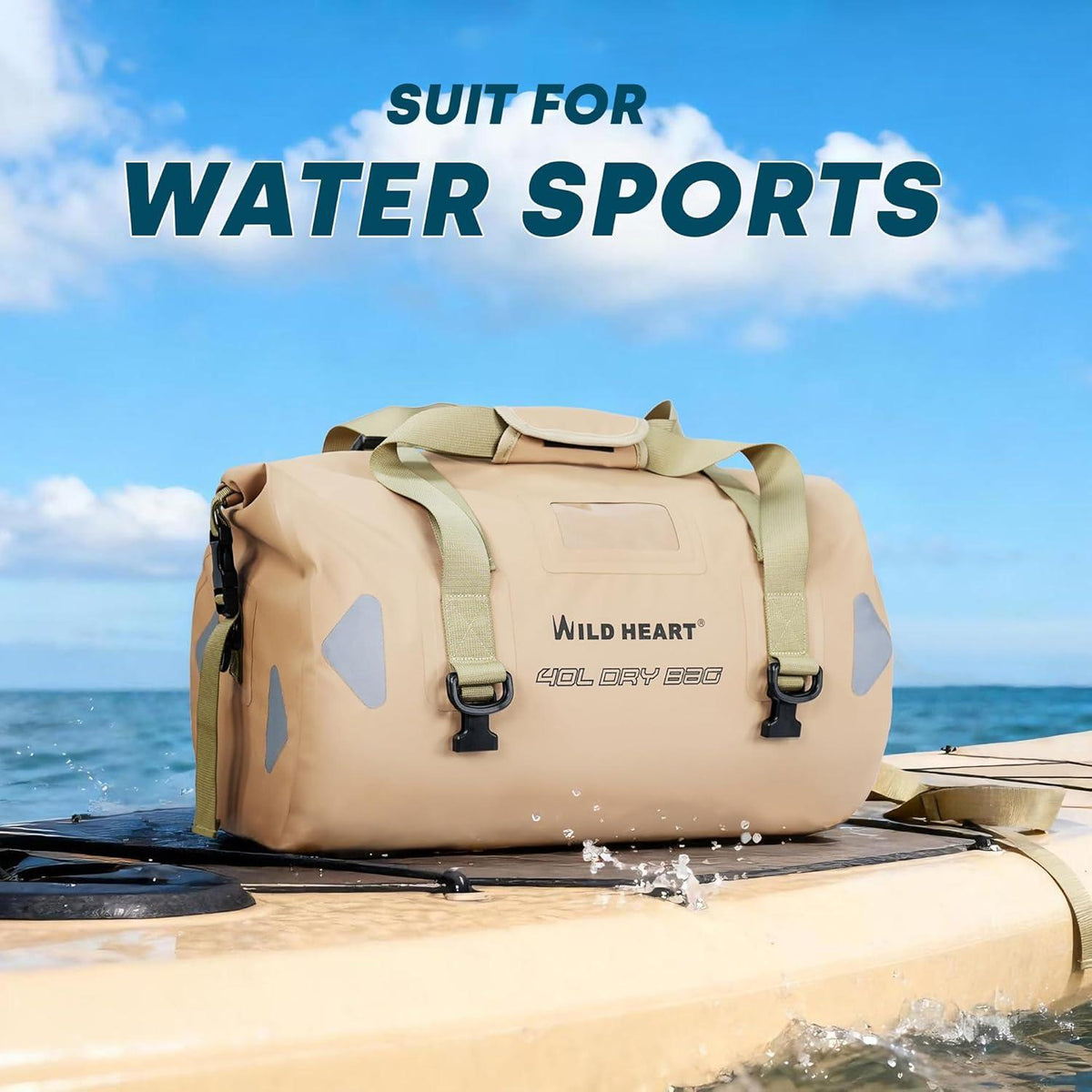 Wasserdichte Reisetasche 66L für Motorrad & Outdoor