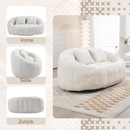 Sitzsack Sofa Chenille – Bequemer Lounger für Entspannung