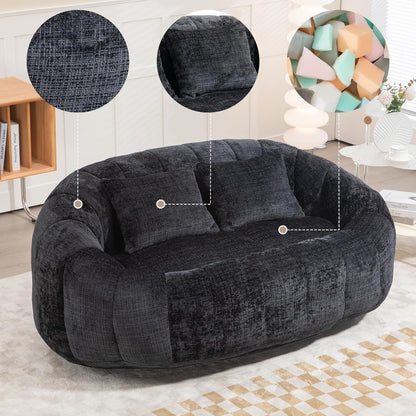 Sitzsack Sofa Schwarz – Bequemer Lounger für Entspannung