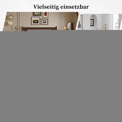 Esszimmerstuhl Set 6er Grau, Polsterstuhl mit Holzbeinen