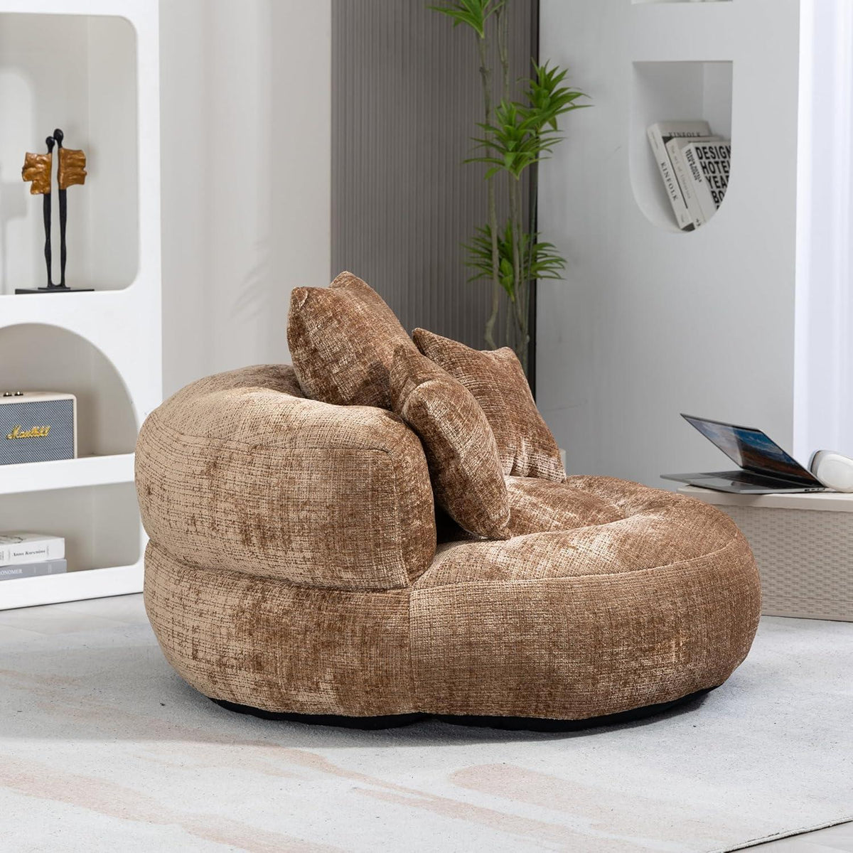 Lazy Sitzsack Sofa mit 3 Kissen – Bequemer Lounger
