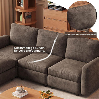 Modulares Cloud Sofa – 7-Sitzer, Weich & Bequem