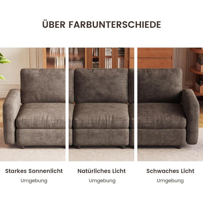 Modulares Cloud Sofa – 3-Sitzer, Weich & Bequem