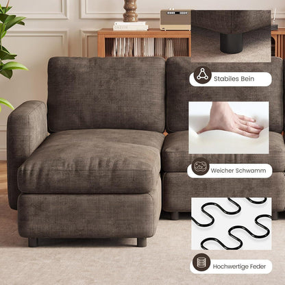 Modulares Cloud Sofa – 8-Sitzer, Weich & Bequem