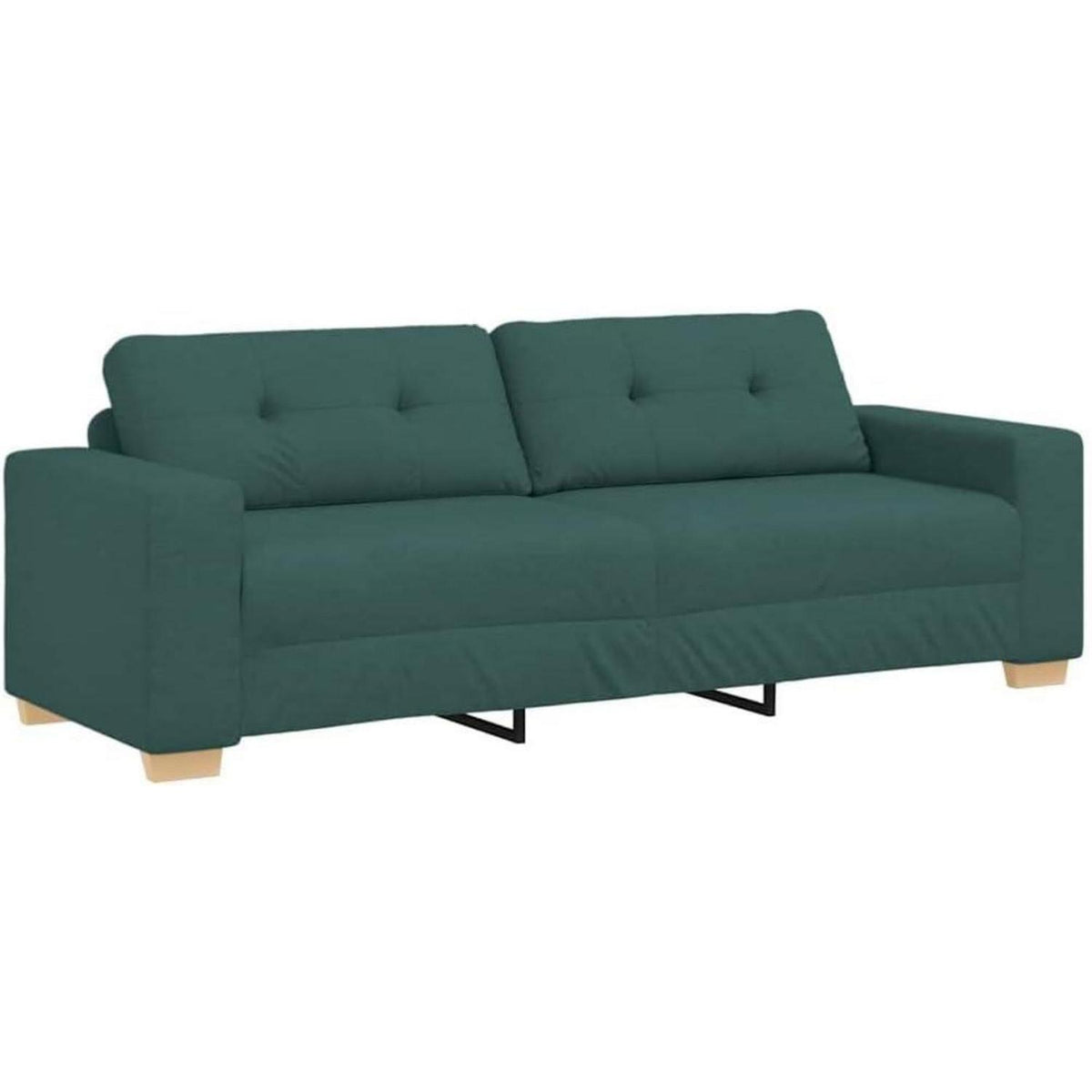 Modernes Sofa Dunkelgrün 180 cm – Stoff & Wohnzimmer