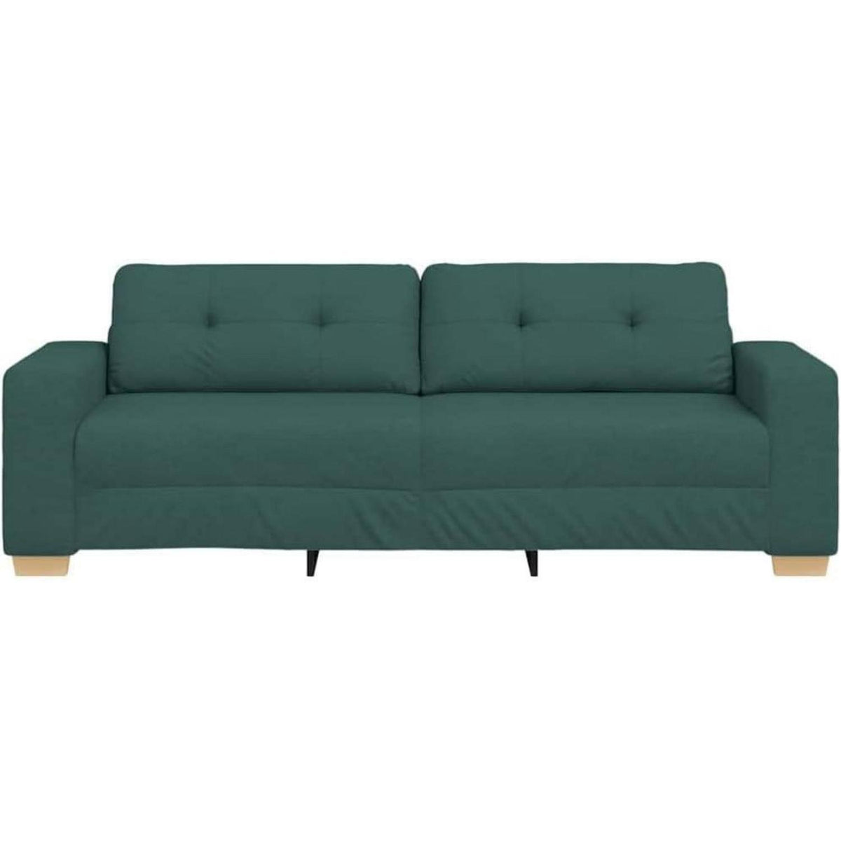 Modernes Sofa Dunkelgrün 180 cm – Stoff & Wohnzimmer