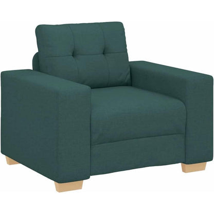 Modernes Sofa Dunkelgrün – Stoff Sessel für Wohnzimmer