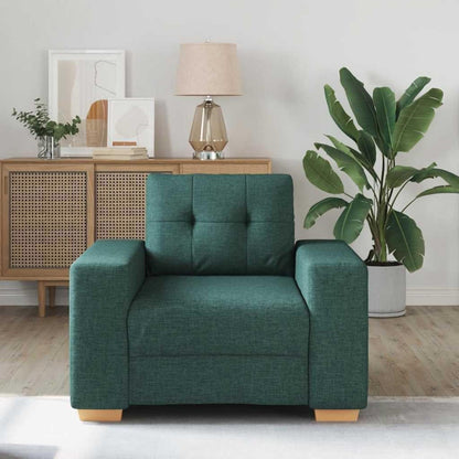 Modernes Sofa Dunkelgrün – Stoff Sessel für Wohnzimmer