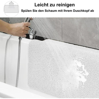 Rutschfeste Duschmatte 80x120 cm mit Ablaufloch