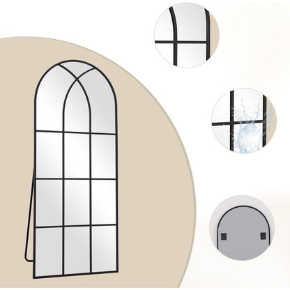 Ganzkörperspiegel Bogenförmig 180x76cm - Antik/Gothic Design