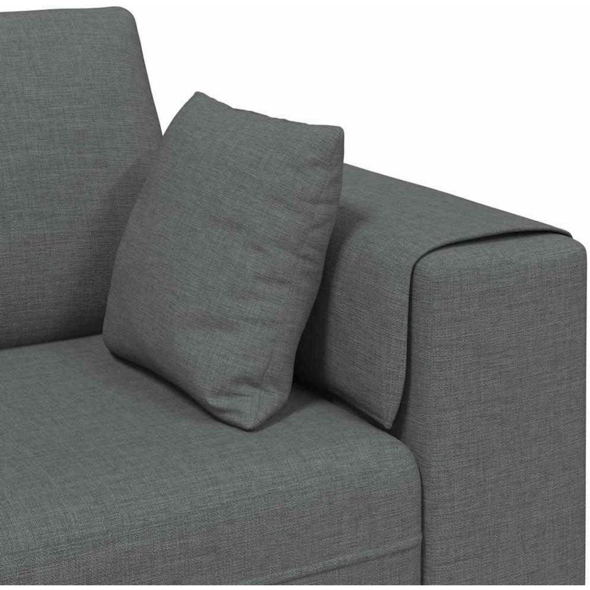 Ecksofa mit Schlaffunktion Dunkelgrau, 250x188 cm