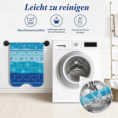 Rutschfeste Badewannenmatte Blau – 100 x 40 cm