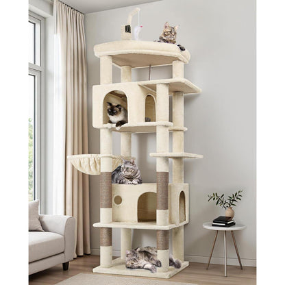 XXL Kratzbaum für Große Katzen – Stabil & Bequem 188cm