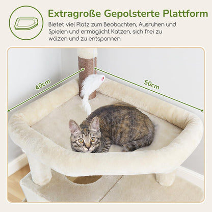 XXL Kratzbaum für Große Katzen – Stabil & Bequem 188cm
