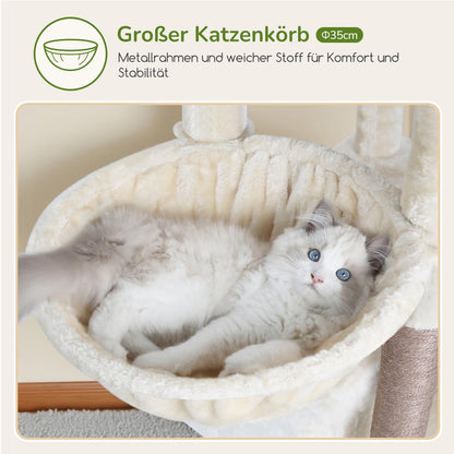 XXL Kratzbaum für Große Katzen – Stabil & Bequem 188cm