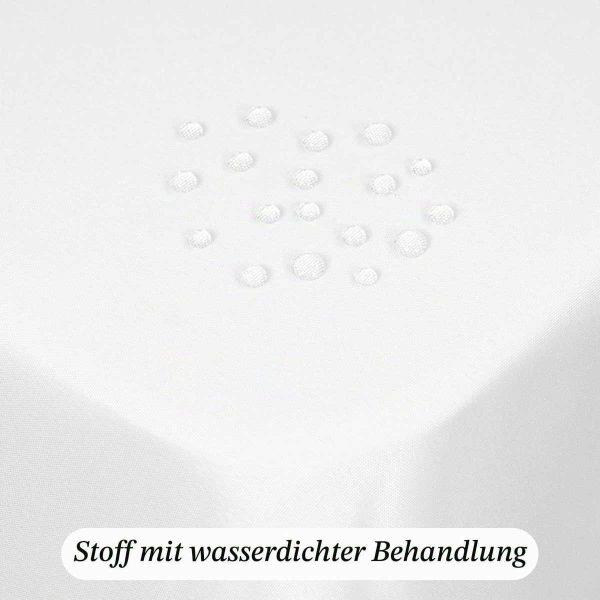 10x Biertisch Tischdecke Weiß 250x100cm – Wasserabweisend & Waschbar