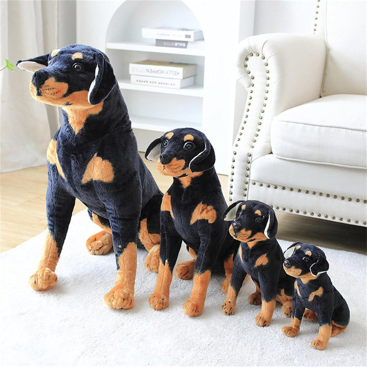 Lebensechter Dalmatiner Plüschhund 40cm - Kuscheltier für Kinder