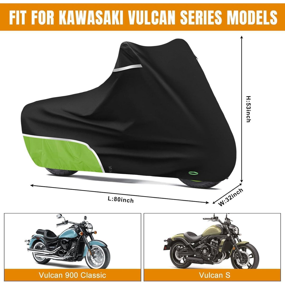 Motorradabdeckung wasserdicht Kawasaki Vulcan S