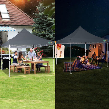 Faltpavillon 3x3 wasserdicht mit Seitenwänden & UV-Schutz