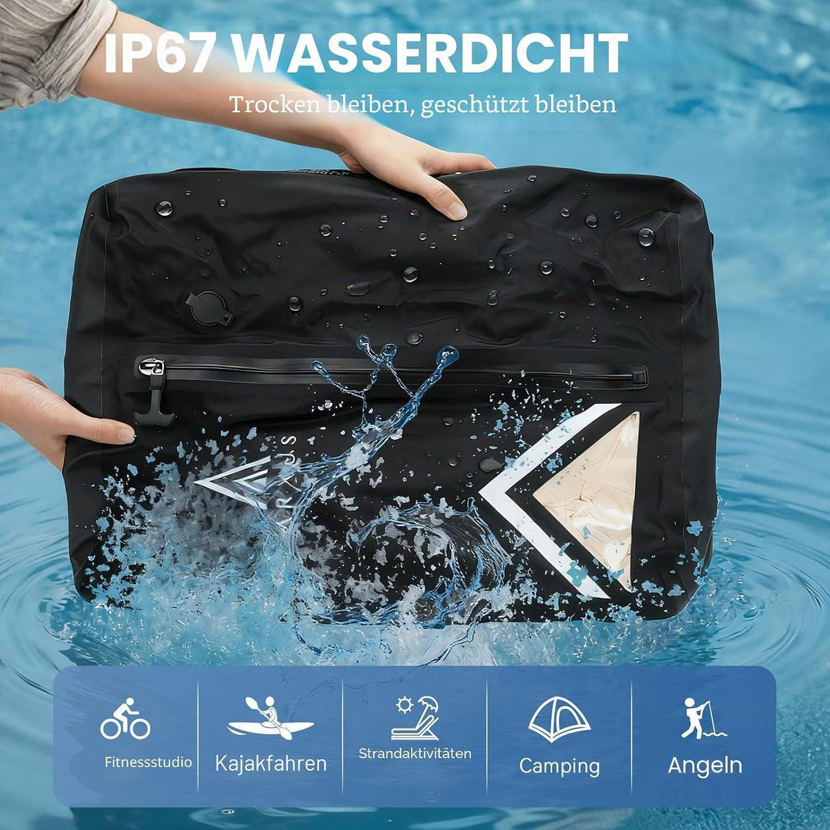Vakuumbeutel Reise | Wasserdicht & Platzsparend mit Pumpe