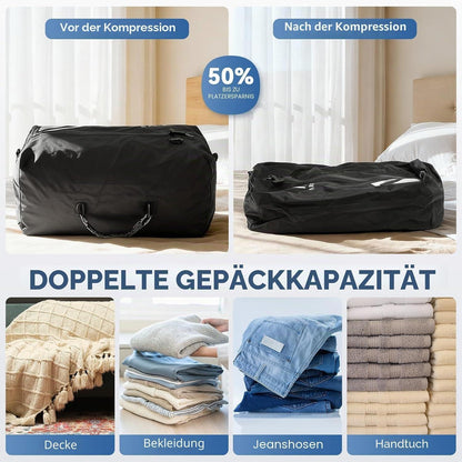 Vakuumbeutel Reise | Wasserdicht & Platzsparend mit Pumpe