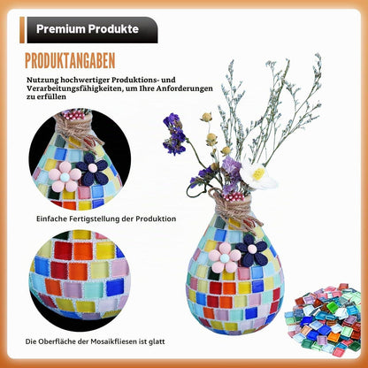 DIY Vasenmosaik Set – Kreatives Basteln für Kinder & Erwachsene