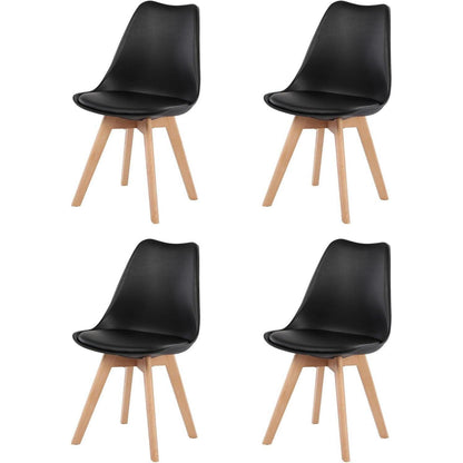 Esstisch Set 120cm mit 4 skandinavischen Stühlen